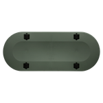 greenville pflanzgefäß 80cm rollen leaf green